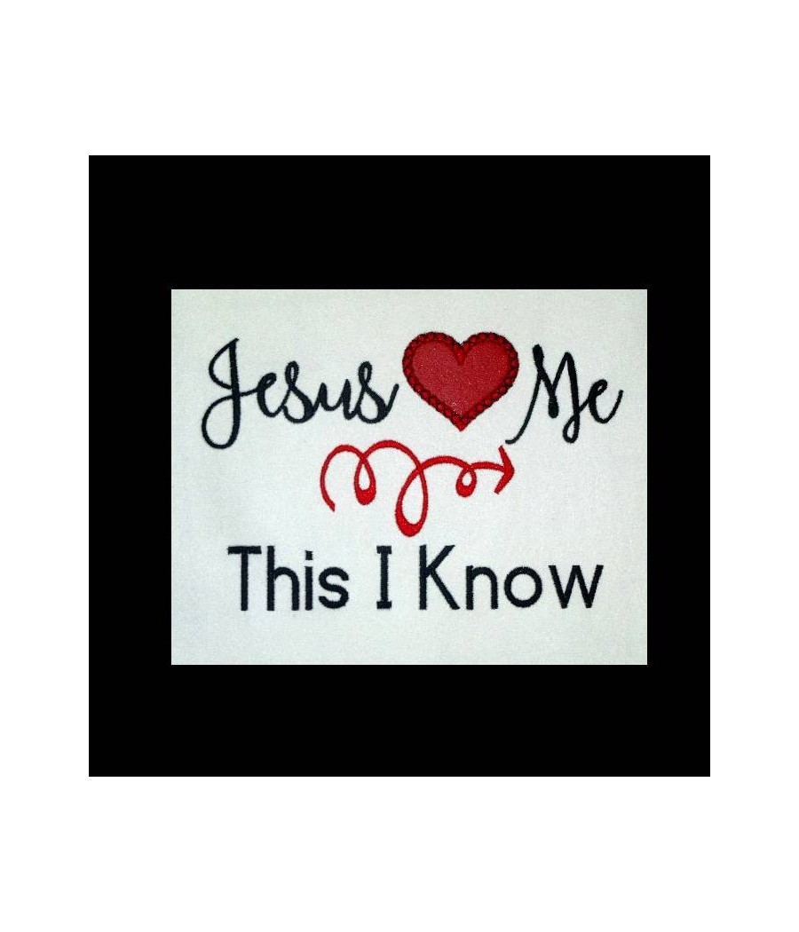 Jesus Loves Me Saying with Heart