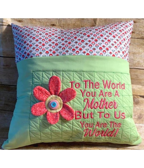 Pillow Palz Mother with 3D Flower