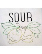 Fruit Outline Towel Set