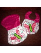 In Hoop 3D Butterfly Burp and Bib Set