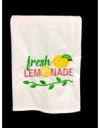 Lemon Kitchen Towel Saying Set