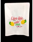 Lemon Kitchen Towel Saying Set