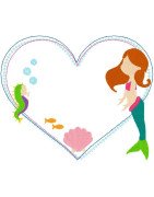 Monogram Frame Mermaid