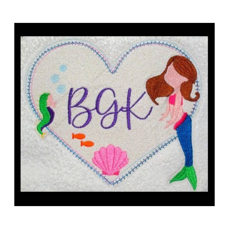 Monogram Frame Mermaid