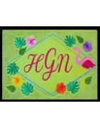 Monogram Frame Flamingo