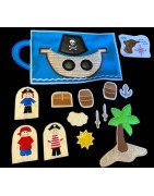 In Hoop Pirate Puppet and Play Set
