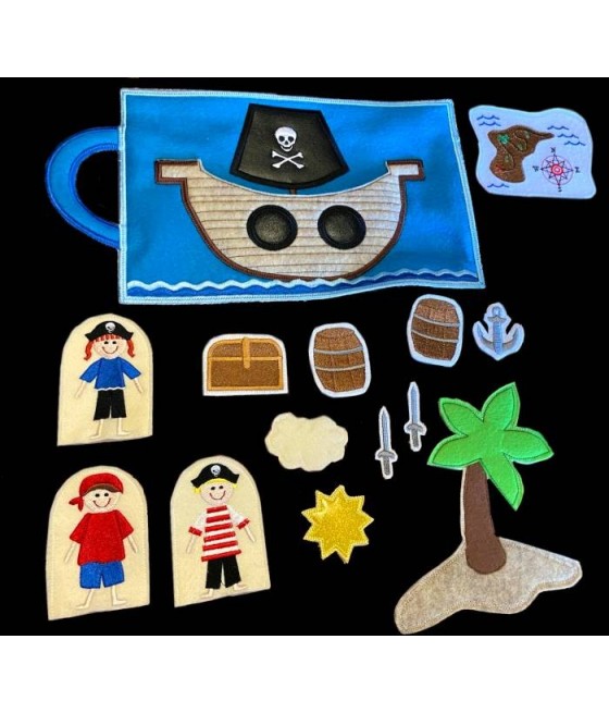 In Hoop Pirate Puppet and Play Set
