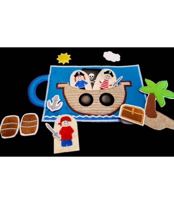 In Hoop Pirate Puppet and Play Set