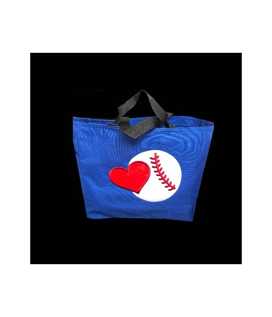 Baseball Heart Applique