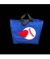 Baseball Heart Applique