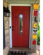 In Hoop Door Hanger Welcome Mouse