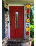 In Hoop Door Hanger Welcome Mouse