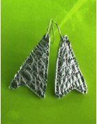 In Hoop 2 Tone Dangle Earrings