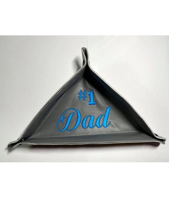 In Hoop Dad Triangle Snap Tray
