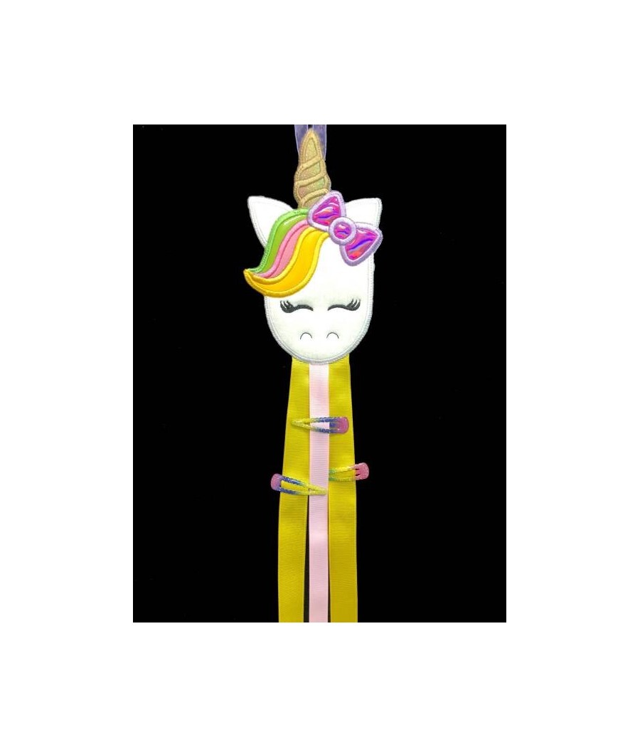 In Hoop Unicorn Head Bow Holder