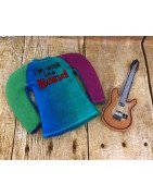 In Hoop Elf Shirt and Guitar