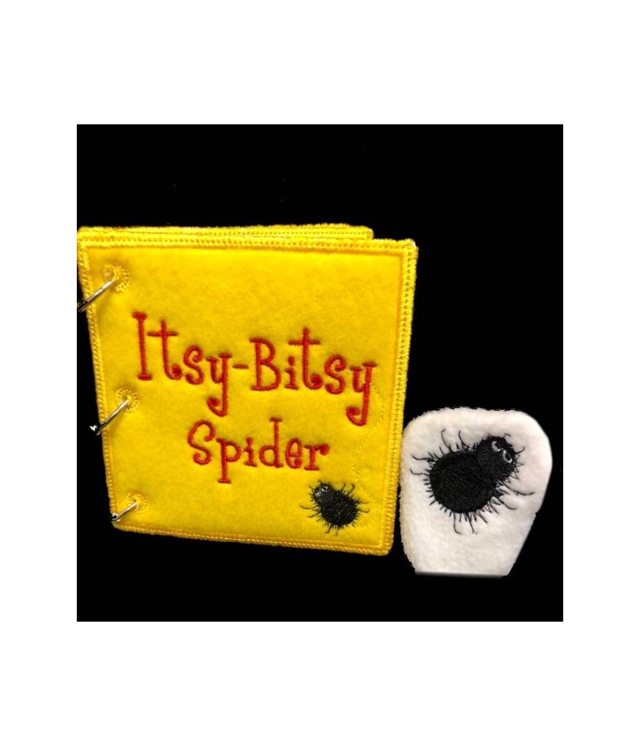 In Hoop Itsy Bitsy Spider Book and Finger Puppet