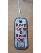 In Hoop Keep Calm Bookmark