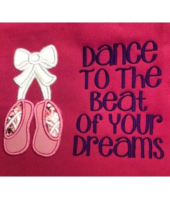 Dance To The Beat Applique