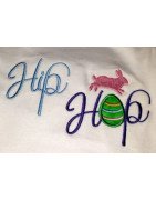 Applique Hip Hop Bunny