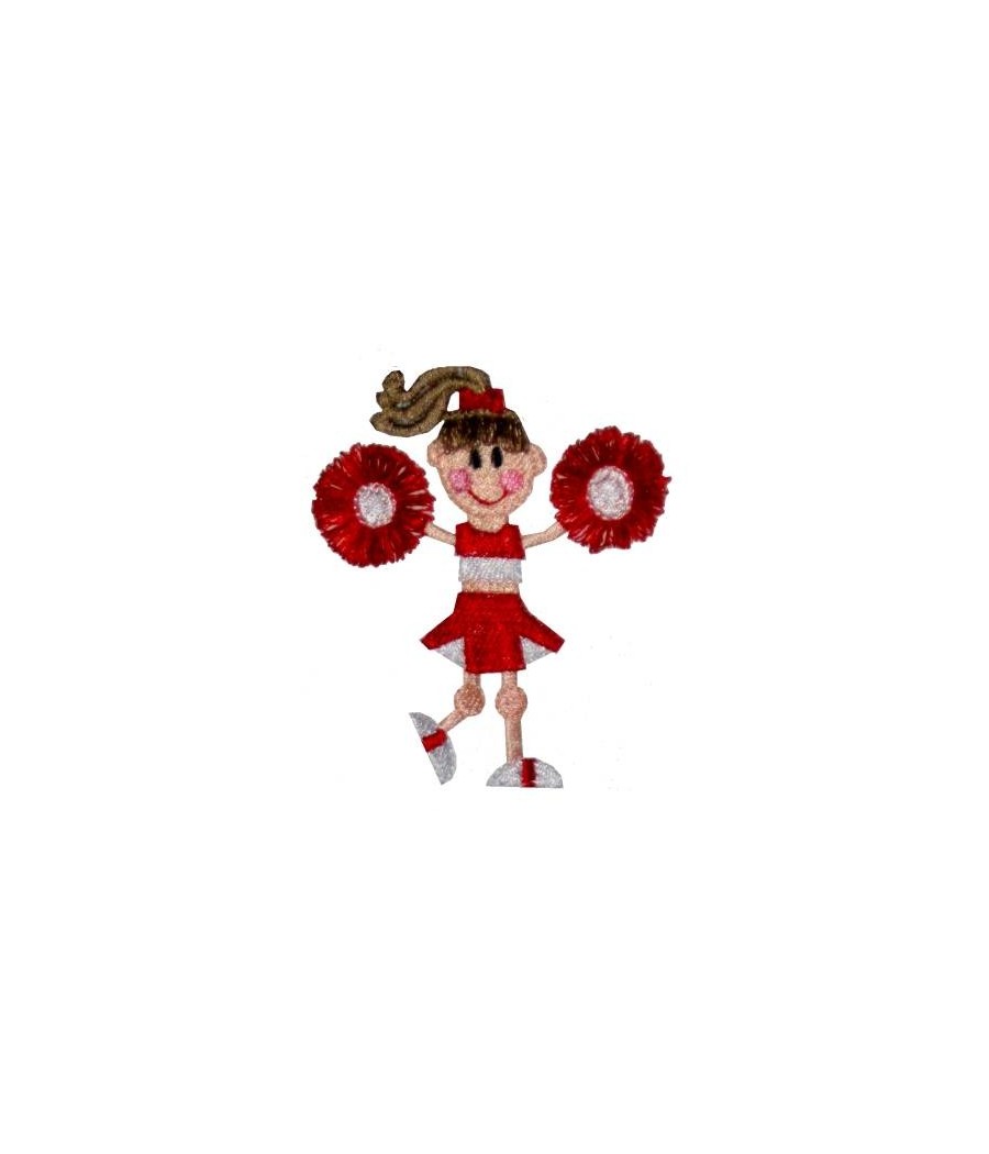 Fringe Girl Cheer Red Devil