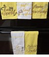Kitchen Fun Towel Sayings Set
