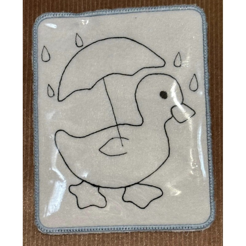 In Hoop Duck Coloring Page