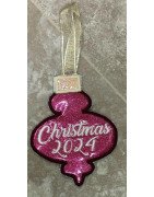 In Hoop Ornament 2024
