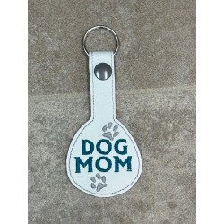 In Hoop Key Fob Dog Mom