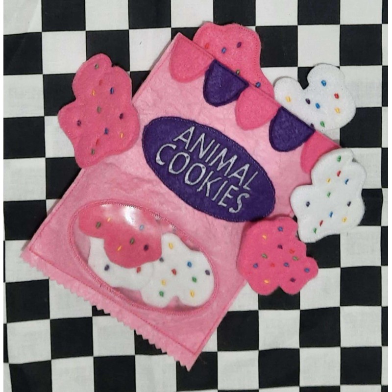 In Hoop Play Animal Cookies with Bag