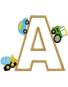 Specialty Applique Car Font