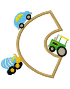 Specialty Applique Car Font