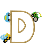 Specialty Applique Car Font