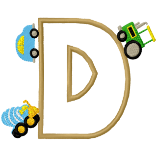 Specialty Applique Car Font