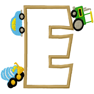 Specialty Applique Car Font