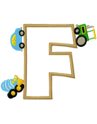 Specialty Applique Car Font