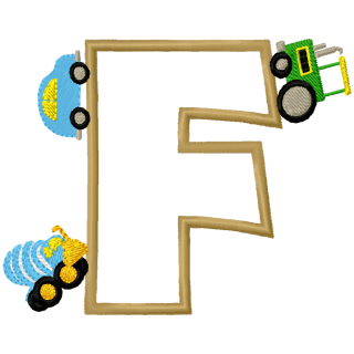 Specialty Applique Car Font