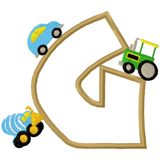 Specialty Applique Car Font