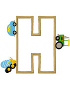 Specialty Applique Car Font