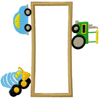 Specialty Applique Car Font