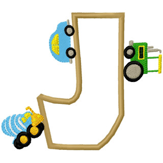 Specialty Applique Car Font