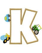 Specialty Applique Car Font