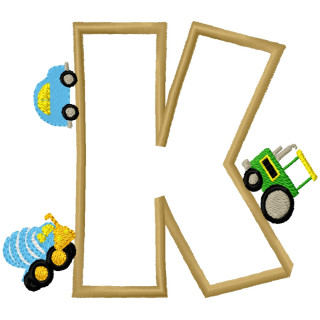 Specialty Applique Car Font