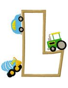 Specialty Applique Car Font
