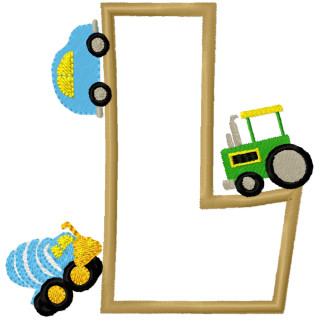 Specialty Applique Car Font