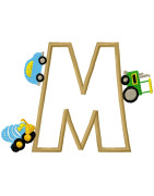 Specialty Applique Car Font