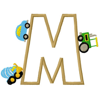 Specialty Applique Car Font