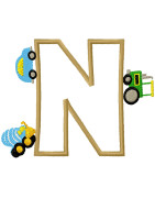 Specialty Applique Car Font