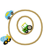 Specialty Applique Car Font