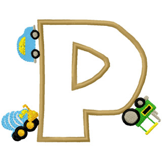 Specialty Applique Car Font